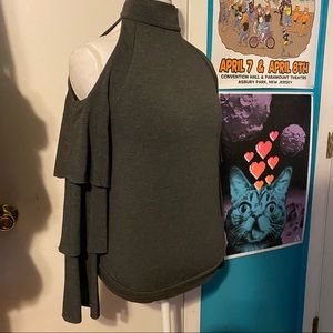 Bailey 44 cold shoulder sweater